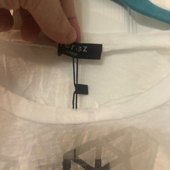 NWT Terez Burnedout diamond racerback tank. Size Large - Picture 8 of 9